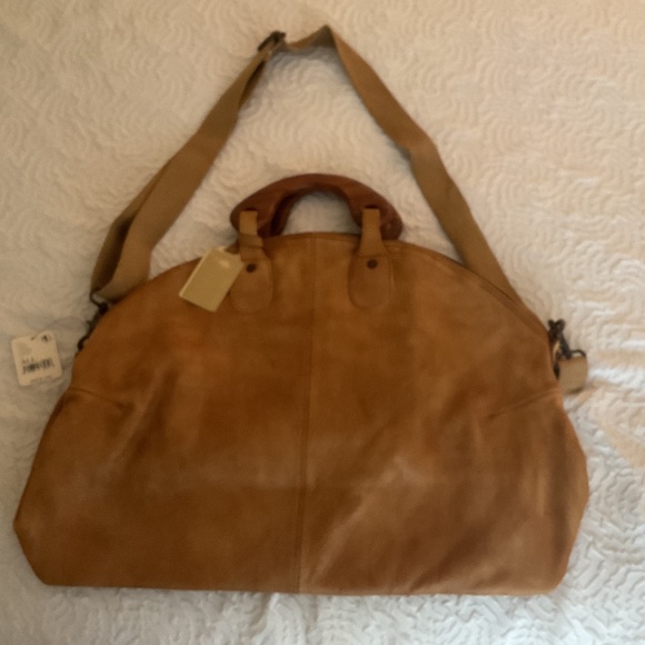 We The Free Willow Vintage Tote Tan NWT - Picture 7 of 9
